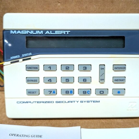 NAPCO MAGNUM ALERT RP2000LCD KEYPAD UNUSED OLD STOCK - UNUSED - OLD STOCK - Picture 2 of 7